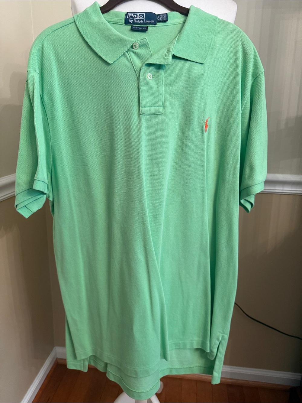 Polo by Ralph Lauren Mint Green Short-Sleeve Classic Polo (custom fit)